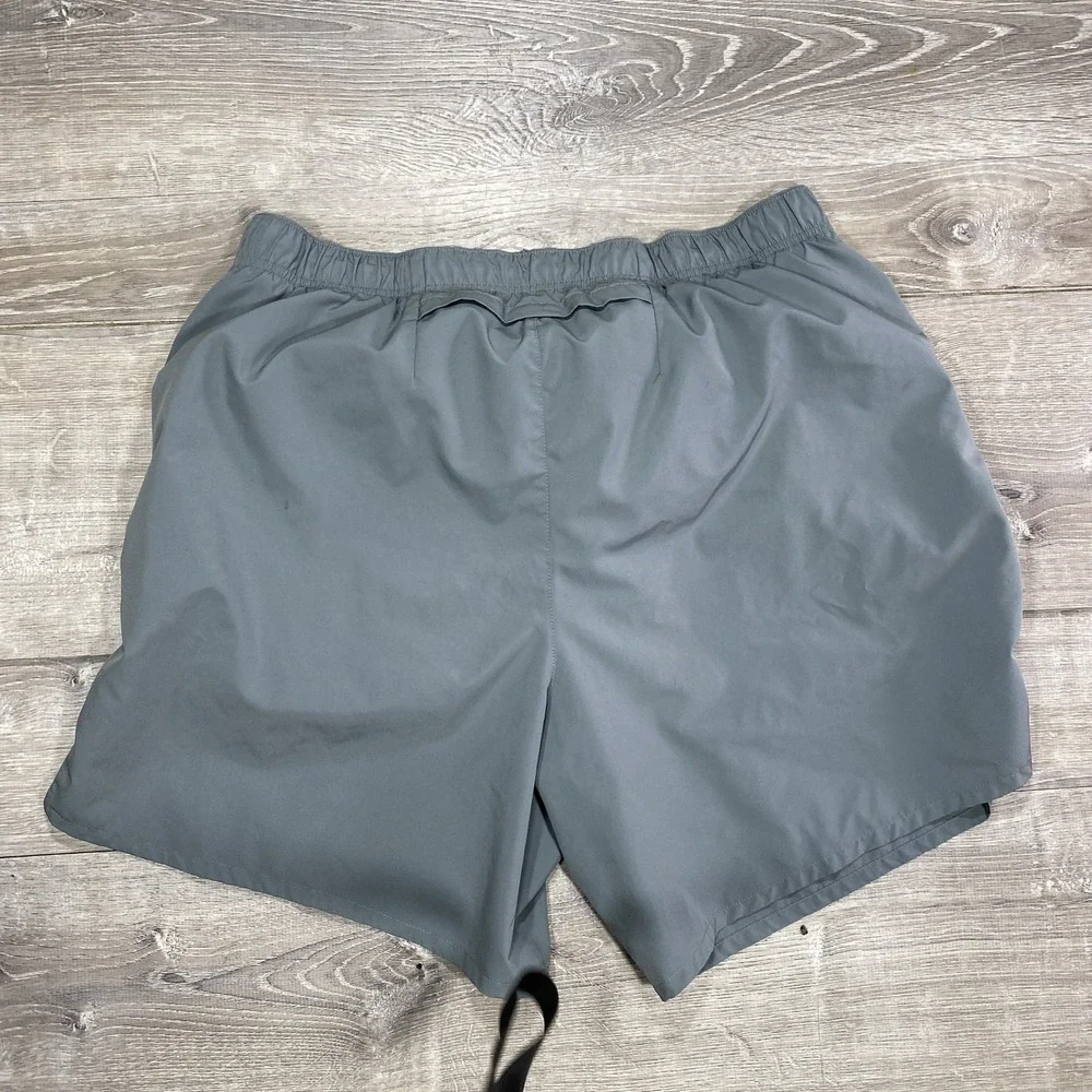 Nike Orange Therory Fitness‎ Shorts Men's XL Gray Athletic Running Gym OTF